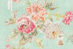 Cottage Roses I Blue #31599