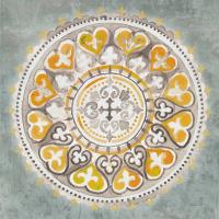 Mandala Delight III Yellow Grey #45670