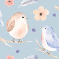 Spring Sentiments pattern IA #46990