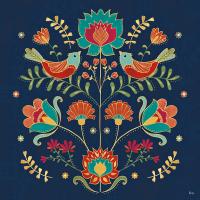 Folk Floral II Dark #47028