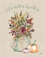 Festive Foliage III Burlap #47589