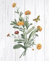 Botanical Bouquet on Wood IV #48015
