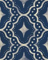 Blue Botanical Pattern IVA #48613