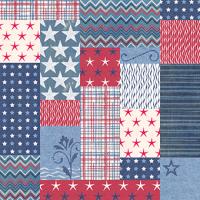Stars and Stripes Dark Pattern VII #50795