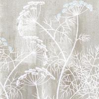 Neutral Botanical Square 3 #50952