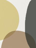 Mid Century Abstract Circles 4 #51025