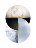 BlueBeigeBlack Geo #51924