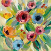 Vivid Coral Floral II #52205