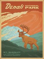 VINTAGE DENALI NATIONAL PARK MOOSE #JOEAND 116276