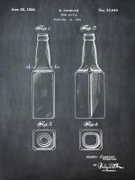 Beer Bottle 1934 Chalk #BE113809