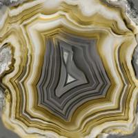 Agate in Gold & Grey #DLC112169