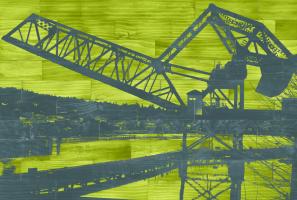 Ballard Train Trestle - Blue and Green #88135