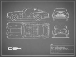 Aston DB4 -Grey #RGN112705