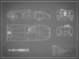 Jaguar XK-120-Grey #RGN112759
