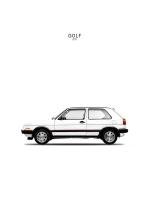 Golf GTI Mk2 White #RGN113100