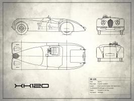 Jaguar XK-120 White #RGN113205