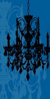 Chandelier 3 Blue #76030