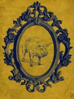 Framed Pig in Yellow #89827
