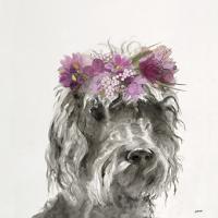 Flowered Pup I #UMAN-154-ALT-V2