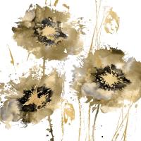 Flower Burst Trio in Gold #VAU113307