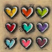 Colored Hearts III #IG 7700